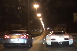 Nissan gtr godzilla vs bugatti #8